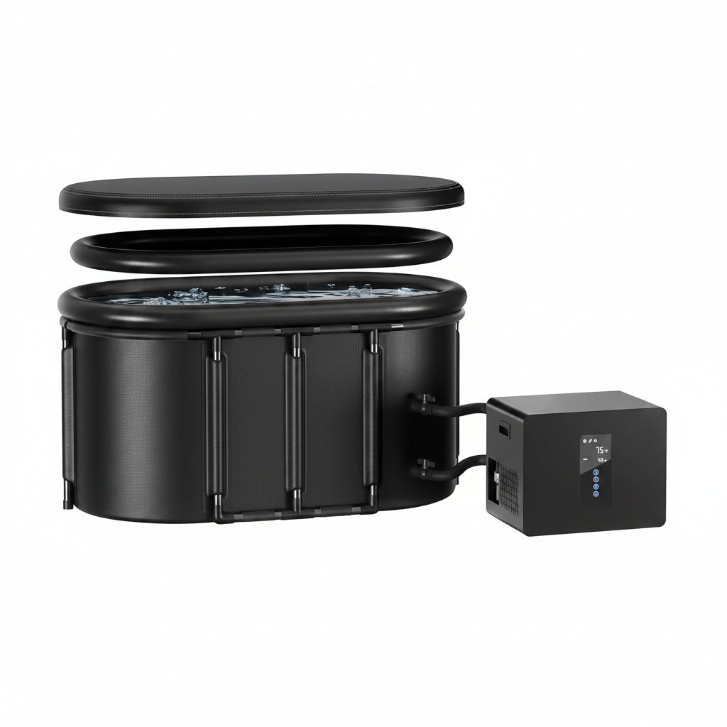 1/3HP Ice Bath Chiller & 148Gal Cold Plunge Tub Bundle