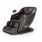 Massage Chair Full Body 53" Sl-Track Zero Gravity Shiatsu, Brown
