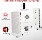Red Light Therapy Panel for Body, 580Leds, Near‑Infrared Light Device