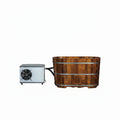 WOODBRIDGE 54" Indoor Cold Plunge Tub W/ 1.3 HP White Chiller – Rapid Cooling & Heating, Ozone Sanitation, Filter Circulation System, Wifi-Enabled & Remote Control via APP, Insulated Tub Cover