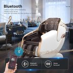 Massage Chair Full Body, Zero Gravity SL Track Shiatsu Recliner with Shortcut Key, Ps3100(Brown)