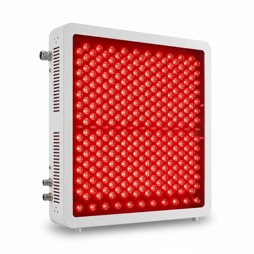 Red Light Therapy Device, 4 Wavelengths Full Body Infrared Red Light Therapy at Home, Elite Grade Dual Chip 300 Leds, High Power, 500W. Modular Design. — Studio Shot