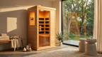 Mini Sauna, Low Emf Far Infrared Sauna, Home Spa Sauna with Bluetooth Speakers — Lifestyle